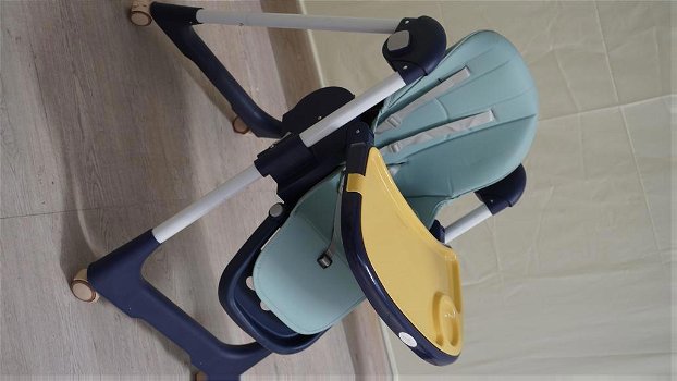 Verstelbare kinderstoel | BDK-HIGH CHAIR-BLUE - 3