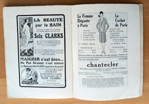 De La Mode 1927 Cahiers Republique des Lettres, Sciences etc - 1