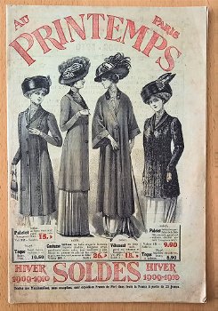 Au Printemps Paris Hiver 1909-1910 Mode catalogus Parijs - 0