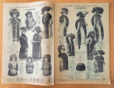 Au Printemps Paris Hiver 1909-1910 Mode catalogus Parijs - 1
