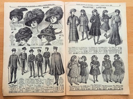 Au Printemps Paris Hiver 1909-1910 Mode catalogus Parijs - 3