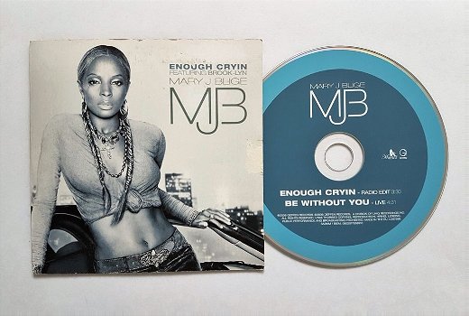 Mary J Blige Featuring Brook-Lyn – Enough Cryin (2 Track CDSingle) Nieuw - 0