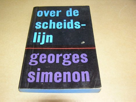Over de scheidslijn- Georges Simenon - 0