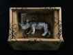 Beeld van een neushoorn , neushoorn , kado - 2 - Thumbnail