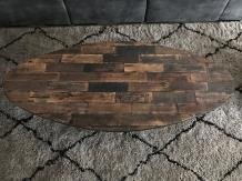 ovale salontafel , hout - 1