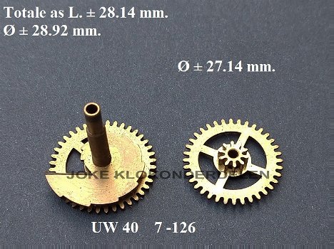 = Onderdelen = UW 40 7-126 = 49142 - 0