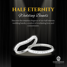 Half eternity wedding bands | Grand Diamonds