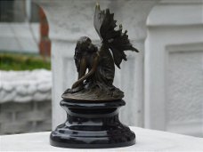 engel beeld van brons