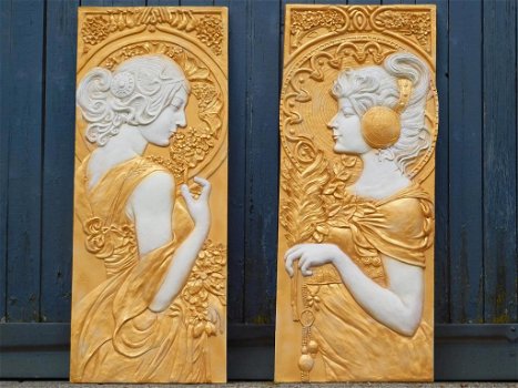 Art nouveau , muurdecoratie , josephine - 5