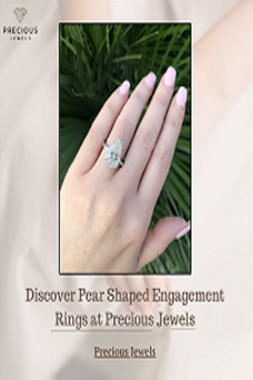 Pear Shaped Engagement Ring - Precious Jewels