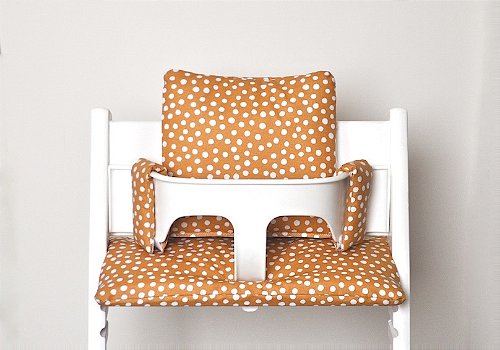 Zwart witte dots stokke triptrap stoelverkleiner kussenset - 3