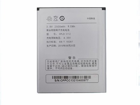 New Battery Smartphone Batteries COOLPAD 3.8V 2500mAh/9.5WH - 0