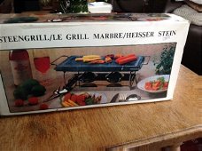 steengrill hotstone, 2 persoons - nieuw in de verpakking