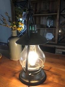 decoratie lamp , rond glas , kado