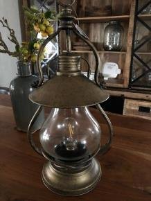 decoratie lamp , rond glas , kado - 5