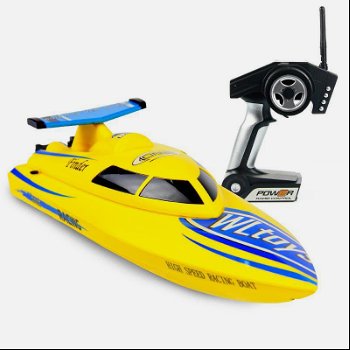 Radiografische speedboot Freedom WL911 24 km/u 2,4 GHz 35cm RTR - 0