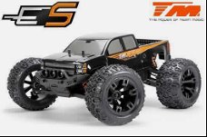 Auto - 1/10 Monster Truck Electric - 4WD - RTR - Geborsteld - Waterdicht - Team Magic E5 - Black Bod