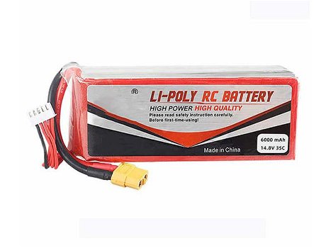 New Battery RC Drone Batteries HONGJIE 14.8V 6000mAh - 0