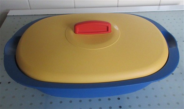 Vintage TUPPERWARE serveerschaal 1990 (magnetron) - 0