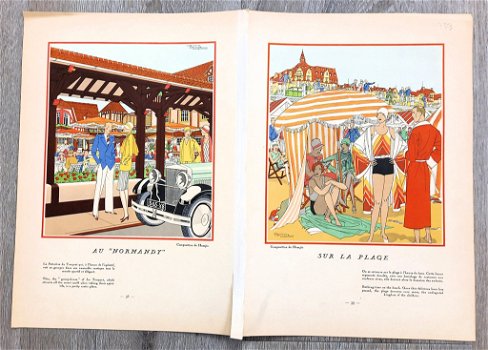 Art Deco illustraties door René Vincent en Hemjic - Bolzoi - 1