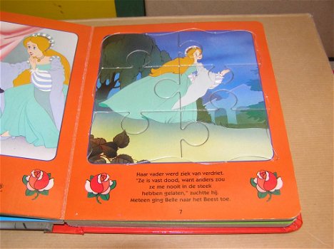 Belle en het Beest- boek met 6 puzzels - 3