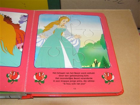 Belle en het Beest- boek met 6 puzzels - 5