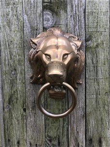 deurklopper sjaak , leeuwenkop