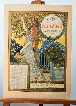 [art novueau] Belle Jardinière 1899 Eugène Grasset Kalender - 0