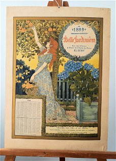 [art novueau] Belle Jardinière 1899 Eugène Grasset Kalender