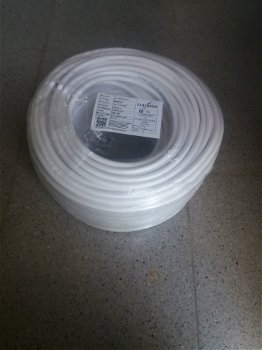 elektrische kabel 100m 3g1.5 H05VV-F wit - 0