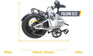 PVY Z20 Plus Folding E-bike 20*4.0 inch Fat Tires 500W - 6 - Thumbnail