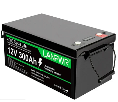 LANPWR 12V 300Ah LiFePO4 Lithium Battery - 0