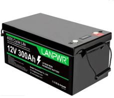 LANPWR 12V 300Ah LiFePO4 Lithium Battery