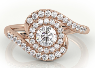 Rose Gold Engagement Rings - Precious Jewels - 0