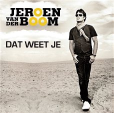 Jeroen van der Boom – Dat Weet Je (2 Track CDSingle) Nieuw