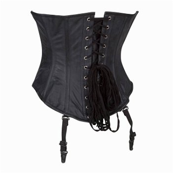 Echt leren corset model 09 waist cincher in xs t/m 6xl - 1