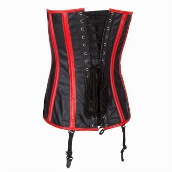 Echt leren corset model 03 in xs t/m 6xl - 1