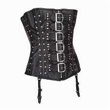 Echt leren corset model 02 in xs t/m 6xl