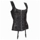 Echt leren corset model 01 zwart in xs t/m 6xl - 0 - Thumbnail