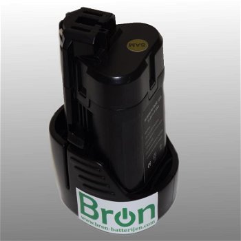 Batterij voor Bosch 10.8 Volt 1.5Ah Li-ion replica 2607336013 - 0