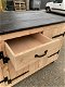 buitenkeuken werkbank maatwerk staal hout kamado meubel - 1 - Thumbnail