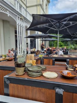 buitenkeuken werkbank maatwerk staal hout kamado meubel - 4