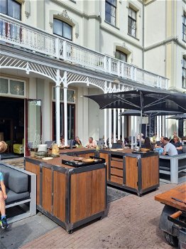 buitenkeuken werkbank maatwerk staal hout kamado meubel - 5