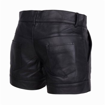 Leren Shorts Jeans Model - 1