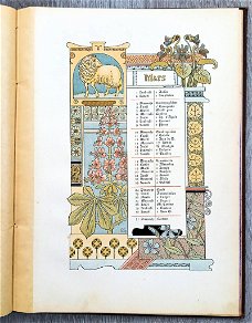 Les Douze Mois de 1889 - Eugène Grasset - Art Nouveau