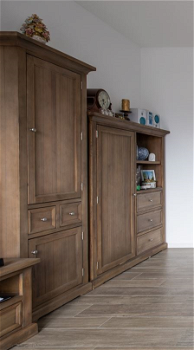 Houten highboard - bergkast - 2