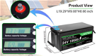 LANPWR 24V 100Ah LiFePO4 Lithium Battery - 1 - Thumbnail
