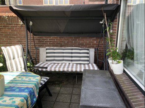 Tuin set met houten stoelen,tafel,opbergbox tuin - 2