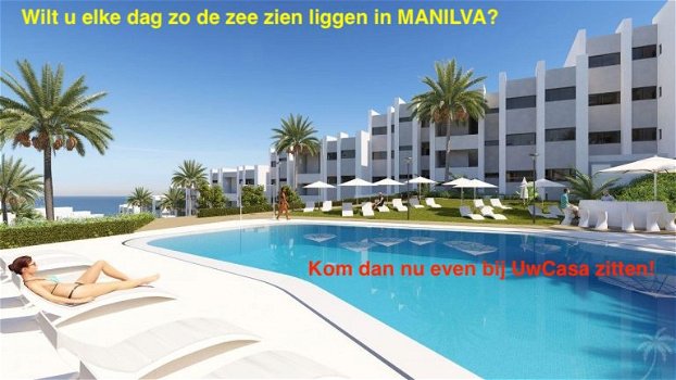 Uw eigen nieuwe Appartement in MANILVA aan de Costa del Sol en bij zee en strand en met - 0
