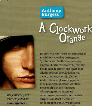 Anthony Burgess = A clockwork orange - ENGELS - 1